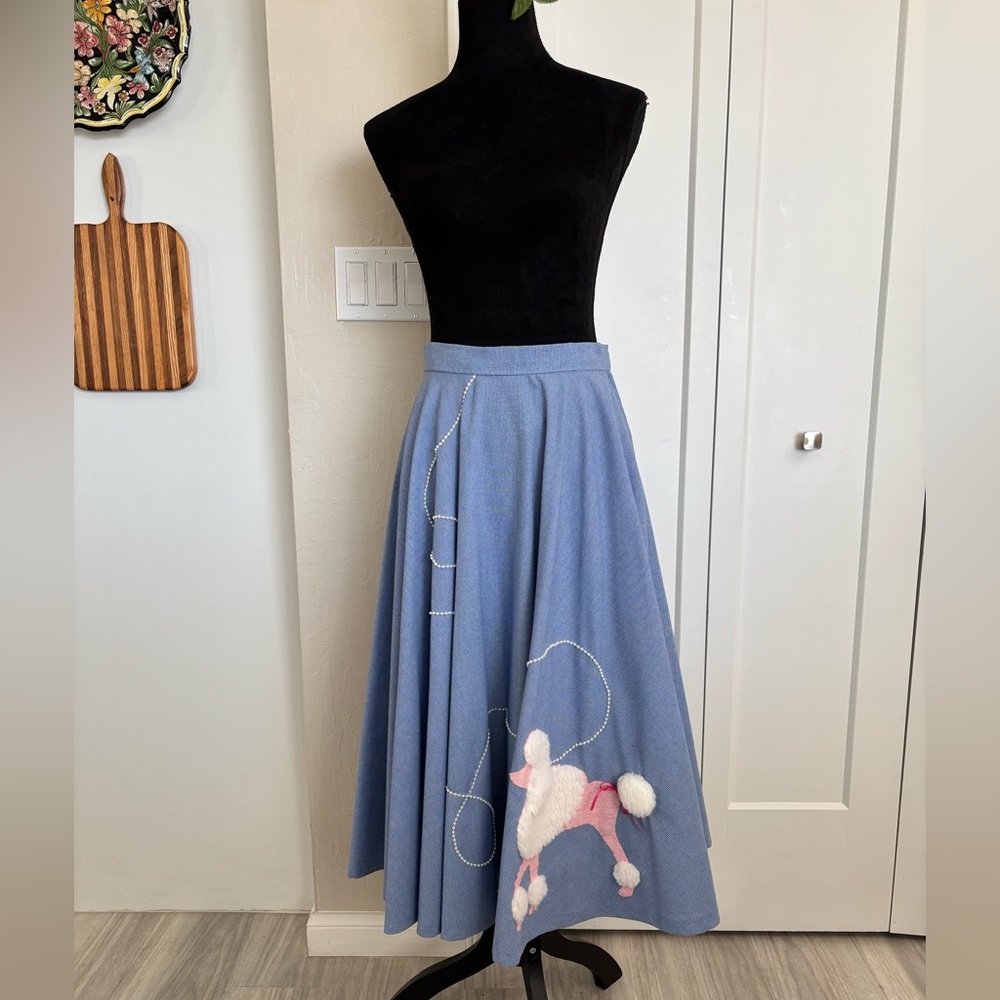 Hand Crafted Full Circle Poodle Skirt